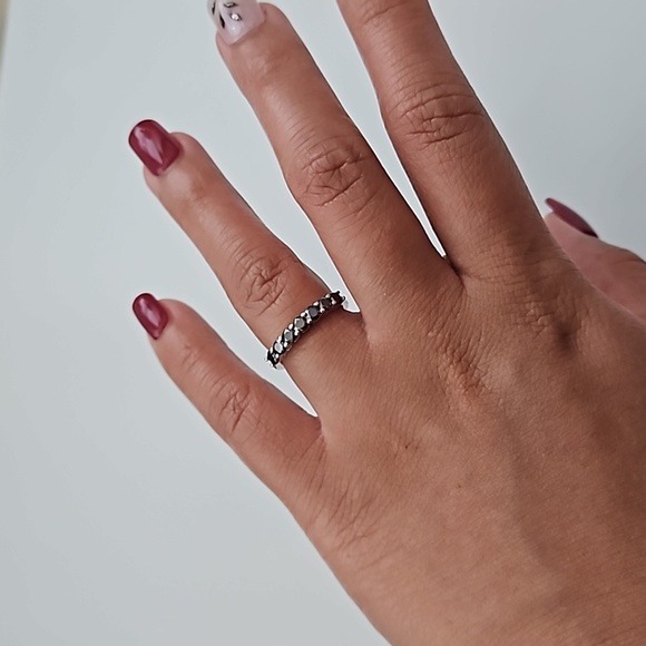 7 Stones Black Moissanite - Picture 6 of 8